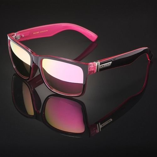 Xagger Square Polarized Sunglasses for Men Women Mirrored Sport Driving Fishing - Picture 14 of 14