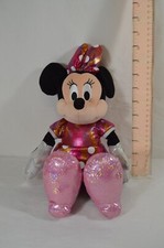 TY Sparkle Minnie Mouse Disney Plush 2014 13" T15