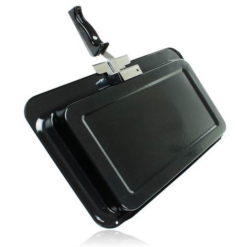 Enamel Grill Pan Tray for RANGEMASTER Oven Cooker Rack Grid Handle 445 x 276 mm - Picture 4 of 14