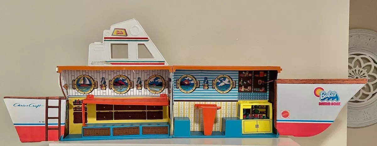 Barbie Dream Boat Vintage 1974 Mattel Playset Fold Go Chris