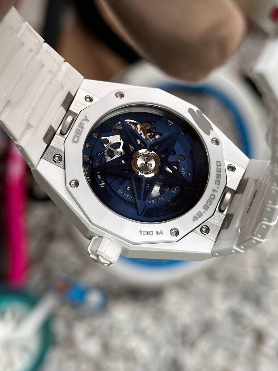 2024 Zenith Defy Skyline White CERAMIC SKELETON Dial 49.9301 2024 Zenith Defy Skyline White CERAMIC SKELETON Dial 49.9301
