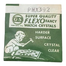 Germanow-Simon Mach (GS) PMX392 Watch Crystal NOS Part Flexo