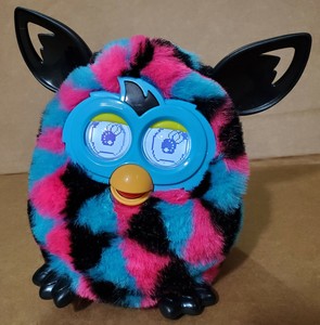 blue and pink furby