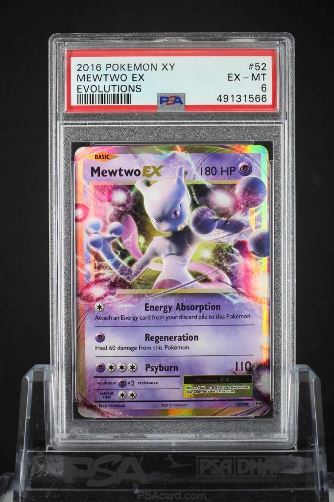 PSA10 ミュウツーEX Evolutions 英語版 PSA10鑑定済〕ミュウツーEX