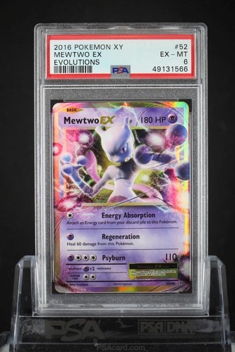 Mewtwo-EX graded PSA 6 for sale on eBay