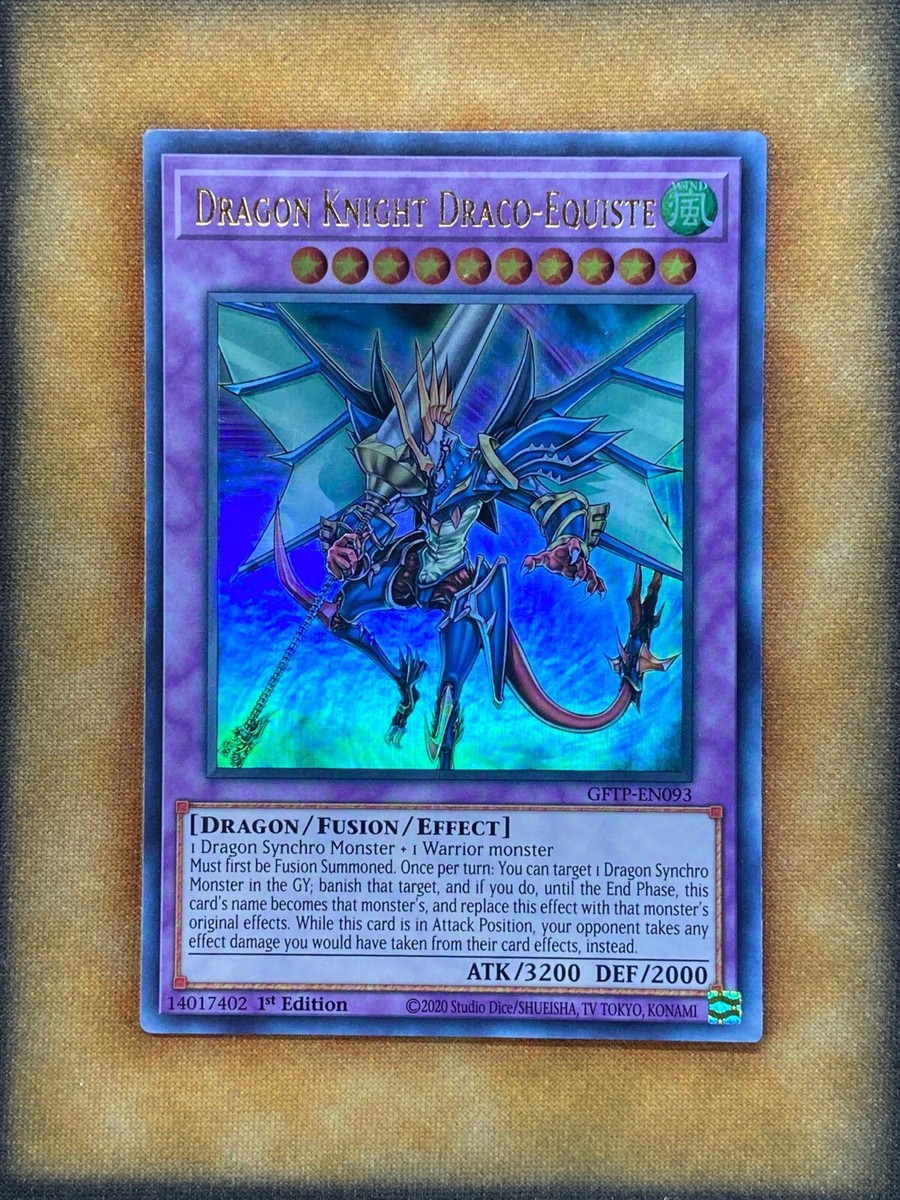 Yu-Gi-Oh! - Dragon Knight Draco-Equiste DREV-EN038 Ultra Rare 1ª Edición - 5Ds