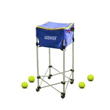ASENVER Tennis Ball Cart Ball Hopper Basket Hold Up to 160 Balls for Tennis B...