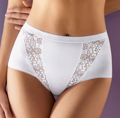 Sloggi Chic White Maxi Brief UK PLUS 26