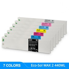 Cartucho de tinta compatible con 7 piezas Eco-Sol Max2 ESL4 para Roland XR-640 XF-640 RF-640