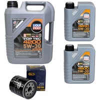 MotoröL Set 4200 5W-30 Liqui Moly 7 Liter + ÖLfilter FüR Citroen Peugeot Boxer