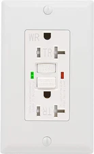 GFCI 20A Tamper-resistant Decora Receptacle LED Indicator Wall Outlet