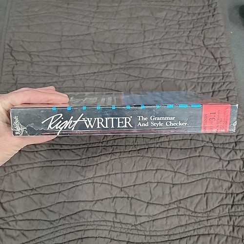 VTG 1989 Right Writer Grammar Style Checker 3.1 IBM Tandy 5.25 3.5 Disks SEALED - Photo 3/18