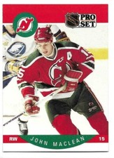 JOHN MACLEAN 1990-91 PRO SET CARD NEAR MINT+ CONDITION