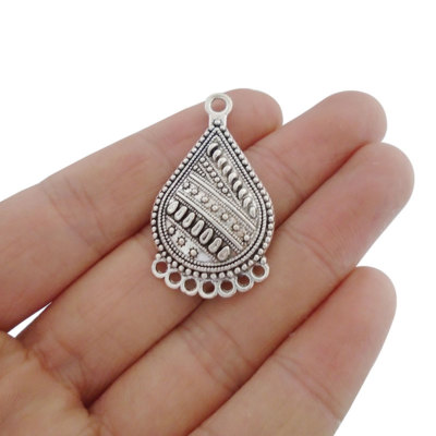 10 x Tibetan Silver Earring Chandelier Multi Strand Connectors Charms Pendants