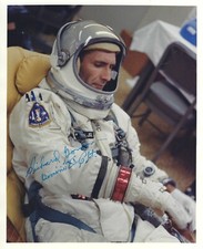 RICHARD GORDON GEMINI 11 APOLLO 12 SIGNED 8x10 PHOTO 3 UACC AFTAL AUTOGRAPH DICK