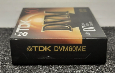 NEW SEALED TDK DVM 60 Mini-DV Digital Video Cassette DVM60ME 60/SP