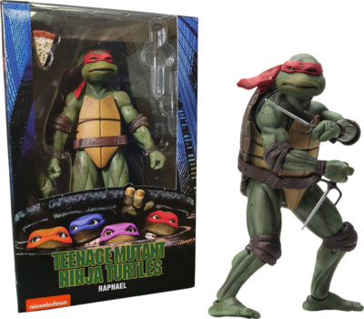 Raphael Teenage Mutant Ninja Turtles 1990 Movie TMNT 18cm Action Figur NECA
