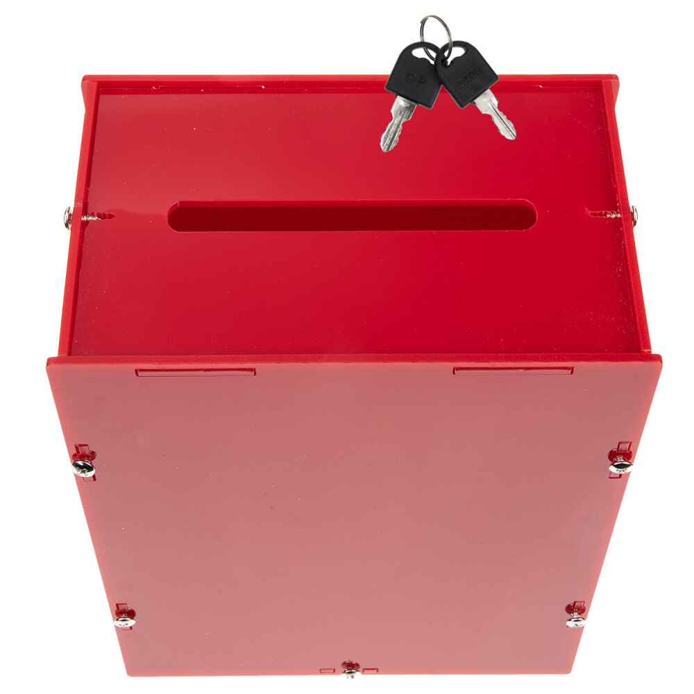 S L1200 Locked security mailbox wall letter box red ballot box home post box