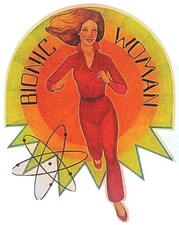 Original Vintage Bionic Woman Iron on Transfer TV Lindsay Wagner