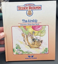 1985 Teddy Ruxpin The Airship Book only Vtg 80s Toy WoW 85 - MINT 