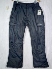 Arctix Cargo Ski Snow Insulated Women's Pants, Black, Large 31 Inseam 12-14