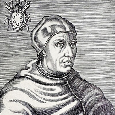 Leo X Portrait Antonio Lafreri 1906 Roman Renaissance History Art Print DWKK25