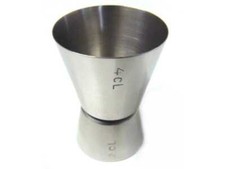 Jigger 2cl 4cl Barmaß Cocktailmaß Messbecher Cocktails shaken mixen Barzubehör