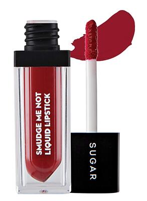 Sugar Cosmetics Fleck Me Nicht Flüssiger Lippenstift, 10 Drop Dead Rot Für Makeu