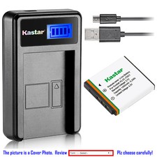Kastar Battery LCD Charger for Kodak KLIC-7001 EasyShare M320 EasyShare M340