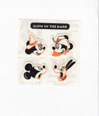 Pegatinas Vintage Raras De Sandylion Que Brillan En La Oscuridad
