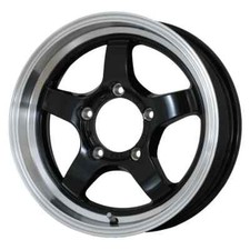 Par de pulidores de llanta negra DOALL CST Zero-1 Hyper S 16×5.5J+22 5Hx139.7 (2 piezas) Japón