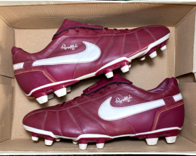 NEW 2007 Nike GURI R10 FG Tiempo Legend Leather Ronaldinho 12.5 US