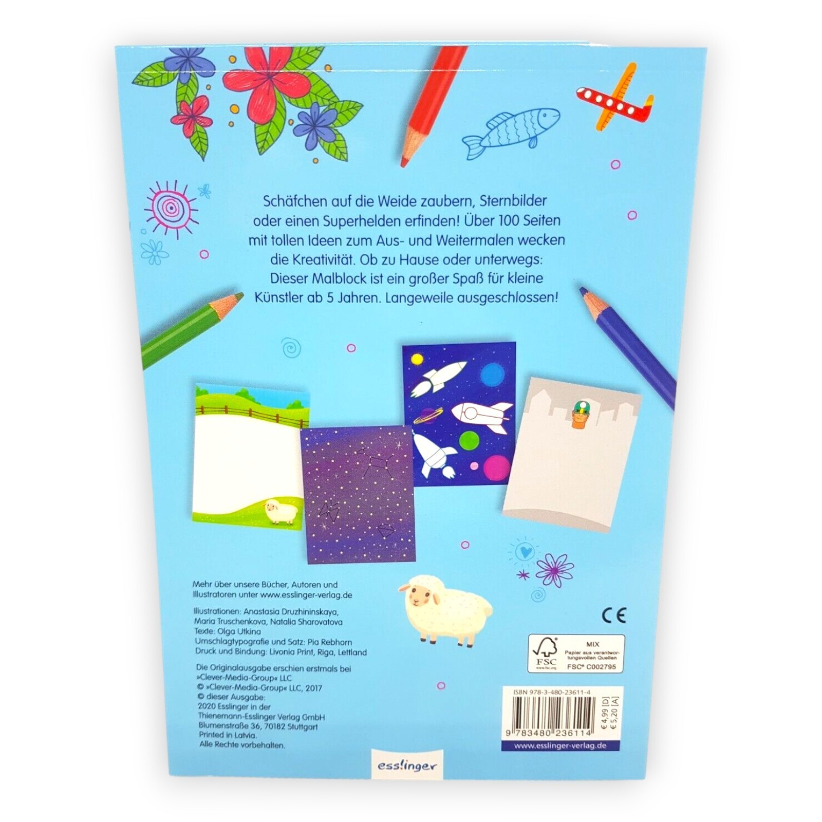 Thumbnail - Mein Mi Ma Malblock Für Unterwegs Ab 5 Jahren Sternbilder Superheld