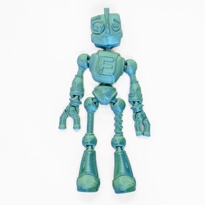 Friendly Fidget Robot | Flexible Articulating 3d Printed Companion