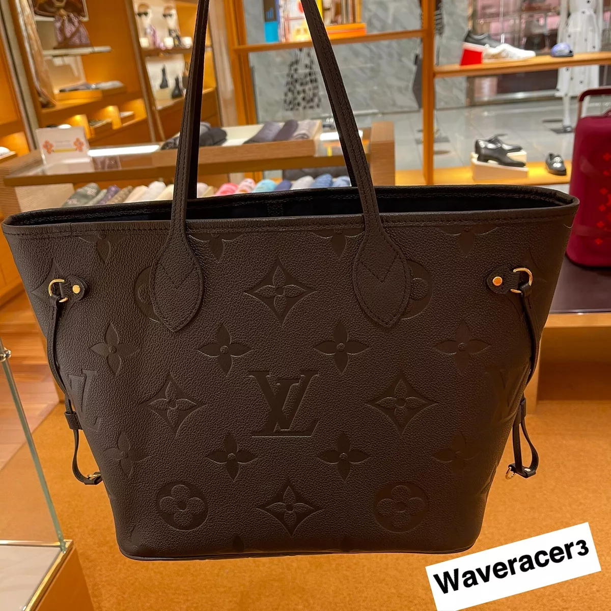 lv neverfull black