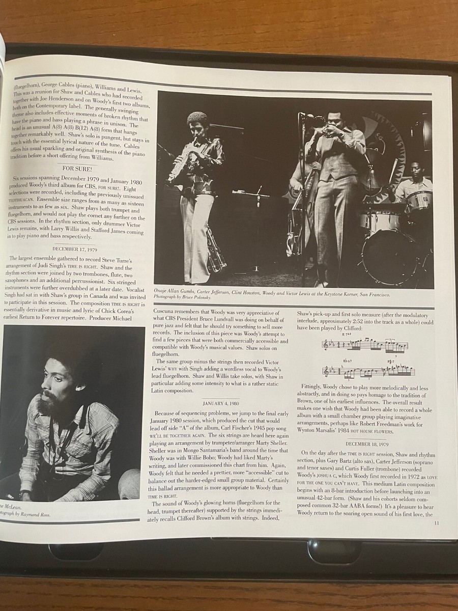 WOODY SHAW COMPLETE CBS STUDIO RECORDINGS MOSAIC BOX SET 3CDS 2
