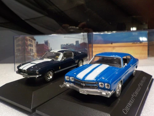 Chevelle SS 454 + Shelby GT 500 - 1/43 Model Car