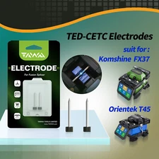 Optica Fiber Electrodes Fit for Fusion Splicer KomShine FX37,Orientek T45 Welder