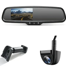 4.3" Rear View Monitor Reversing Backup Camera For Ford GMC Toyota Hummer Nissan