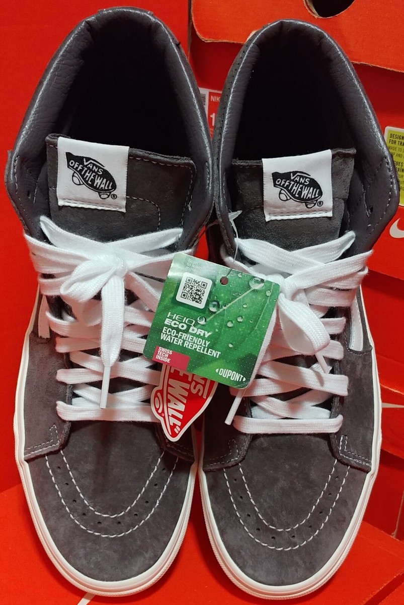 VANS ブラックスエード　HEIQ ECO DRY DUPONT 28cm NEW! Vans HEIQ ECO DRY Sz 10 Sneaker DUPONT Swiss Tech Water