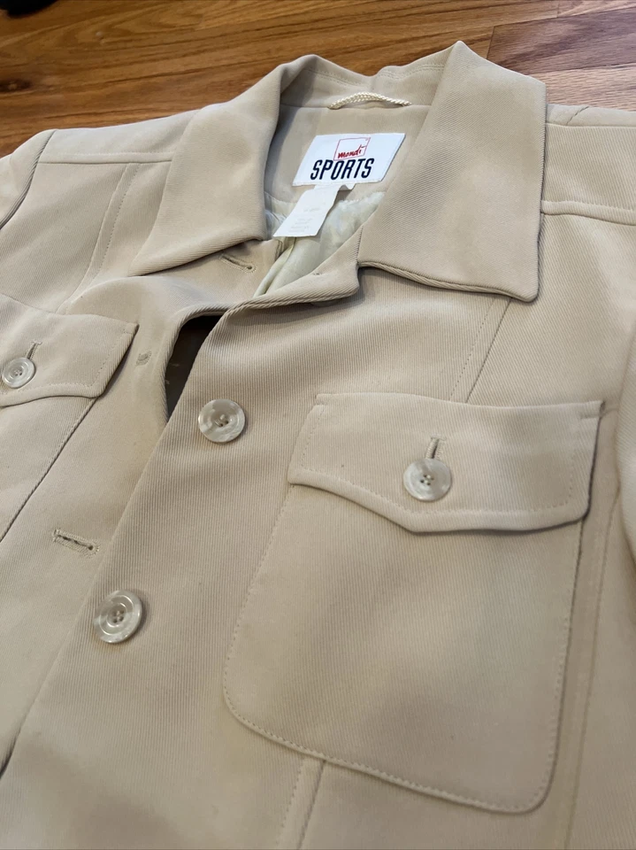 Blazer Mondi Sports Vintage Tostado Talla 38 Poliéster Foto 3 de 4