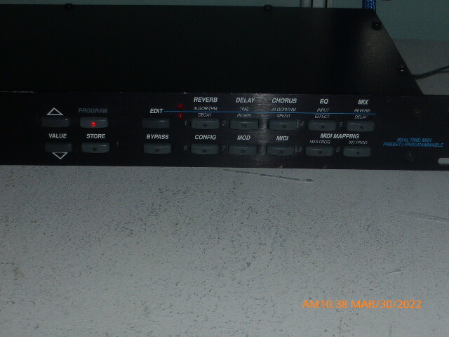Alesis Midiverb III 16 Bit Simultaneou Multi Effects Alesis Midiverb III 16 Bit Simultaneou Multi Effects