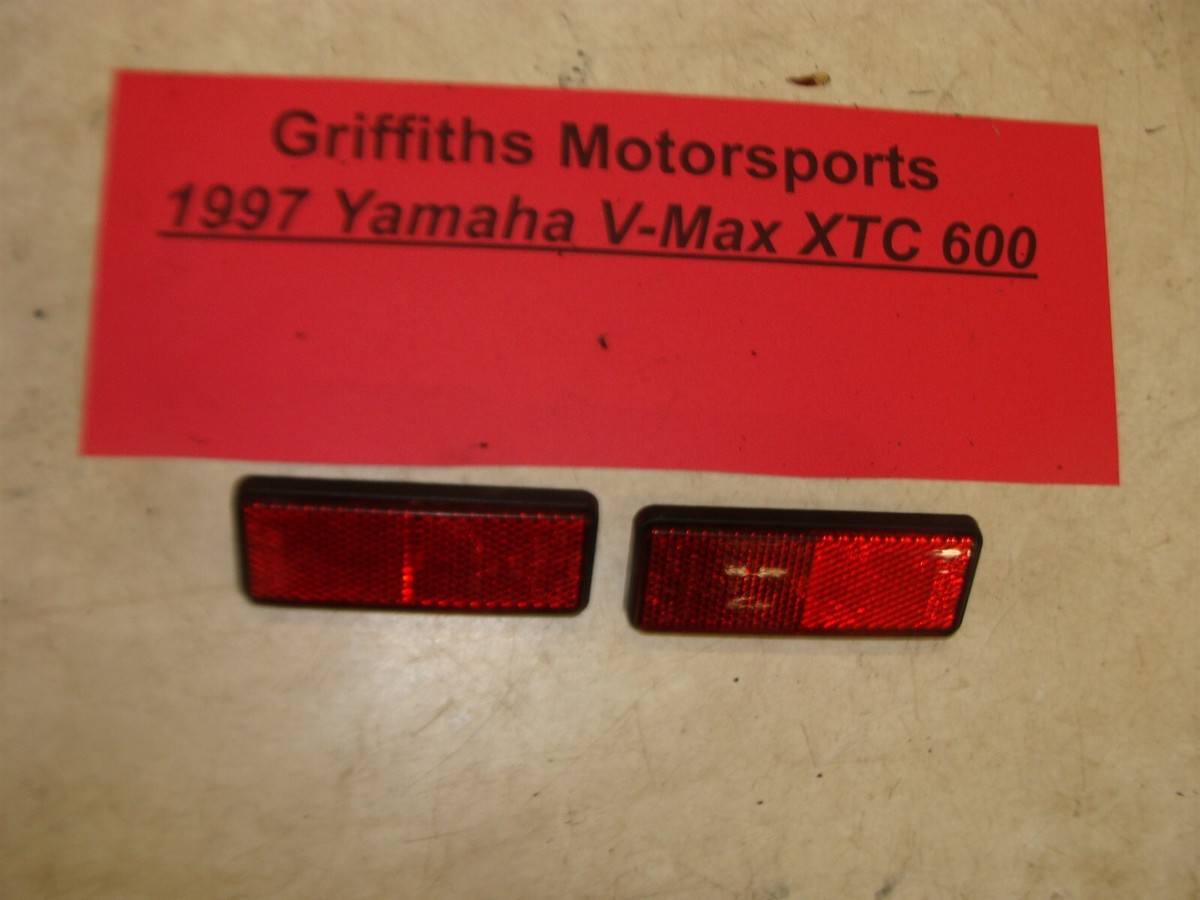1997 YAMAHA VMAX 600 XTC 8CX red rear side tunnel reflector