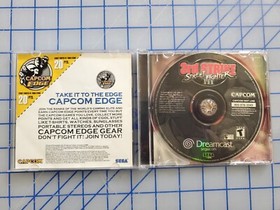 Street Fighter III: 3rd Strike (SEGA Dreamcast, 2000) CIB CASE MANUAL DISC