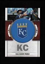 2023 Topps Team Logo Commemorative Patch #TLPSP Salvador Perez - NM-MT