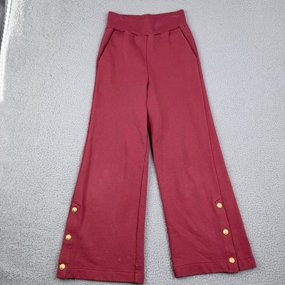 Balmain Paris XS High Rise Flared Pull On Red Joggers 12A (24x26)