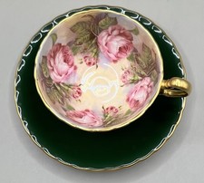 VTG Aynsley England 4 Pink Cabbage Roses Cup ...