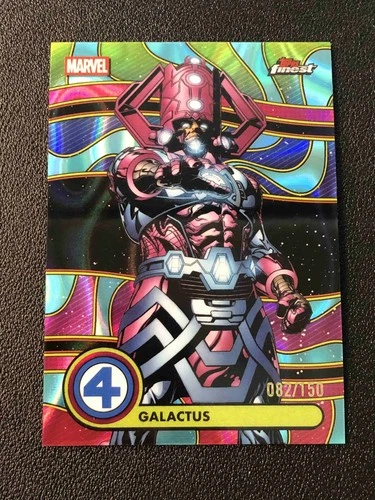 2026 Topps Finest Marvel The Fantastic Four #BL-035 Galactus Black Light /150