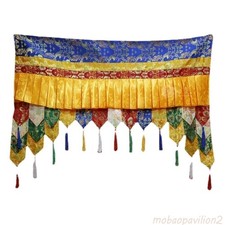 100cm New Buddha Hall Hanging Curtain Colorful Curtain Wall Decoration