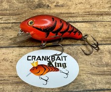 Discontinued Mann's Baby "X" Squarebill Crankbait In Red Crawdad Color X not 1-